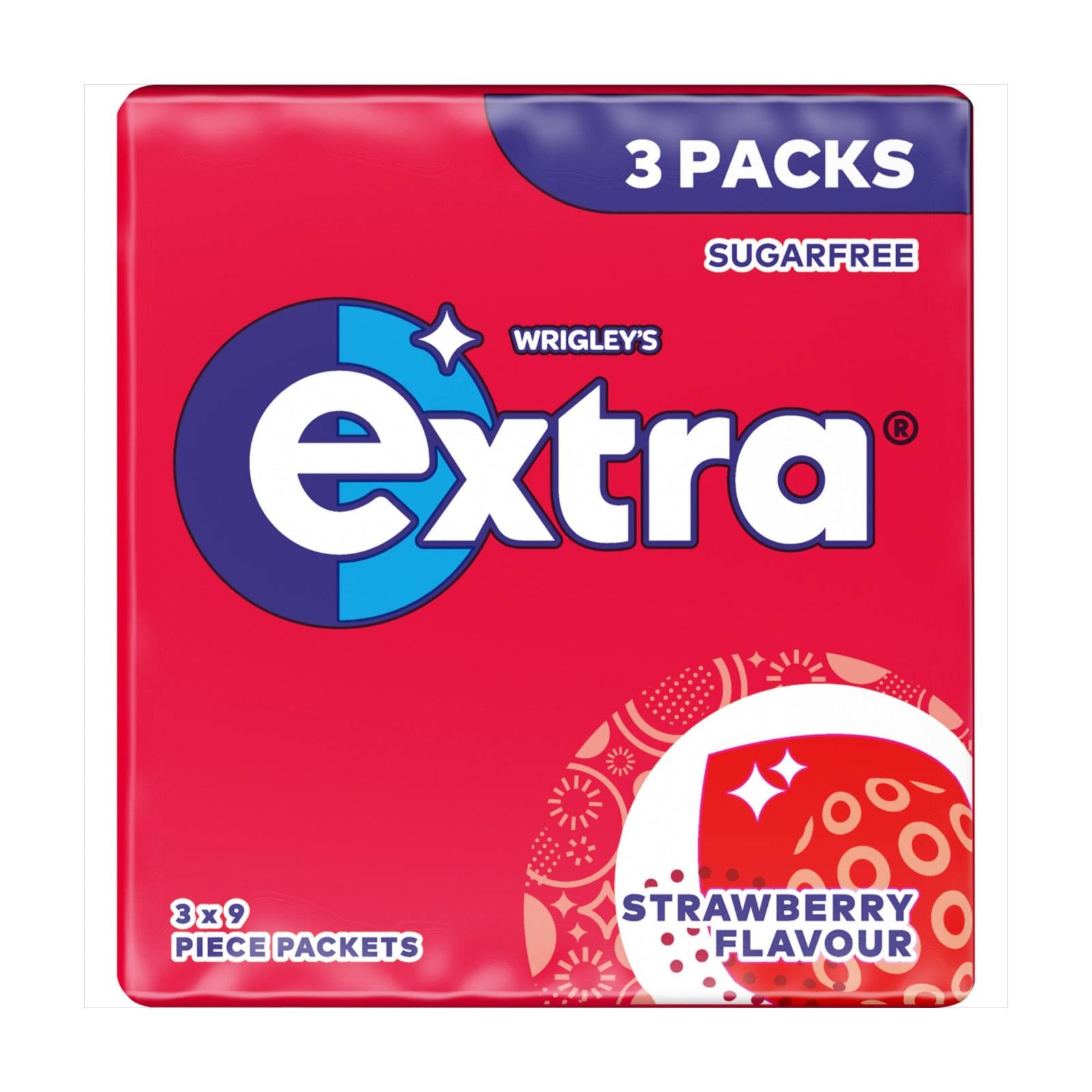 Wrigleys Extra Strawberry 22/09/26 Wrigleys Extra Strawberry 22/09/26